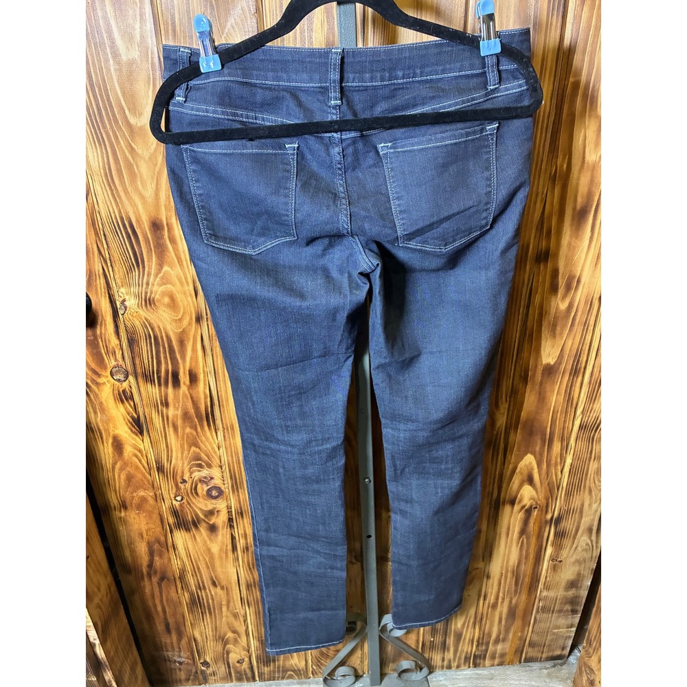 Prana Kara Jeans Womens 8/29 Dark Indigo Organic Cotton Stretch Slim Leg Pants - Picture 2 of 4